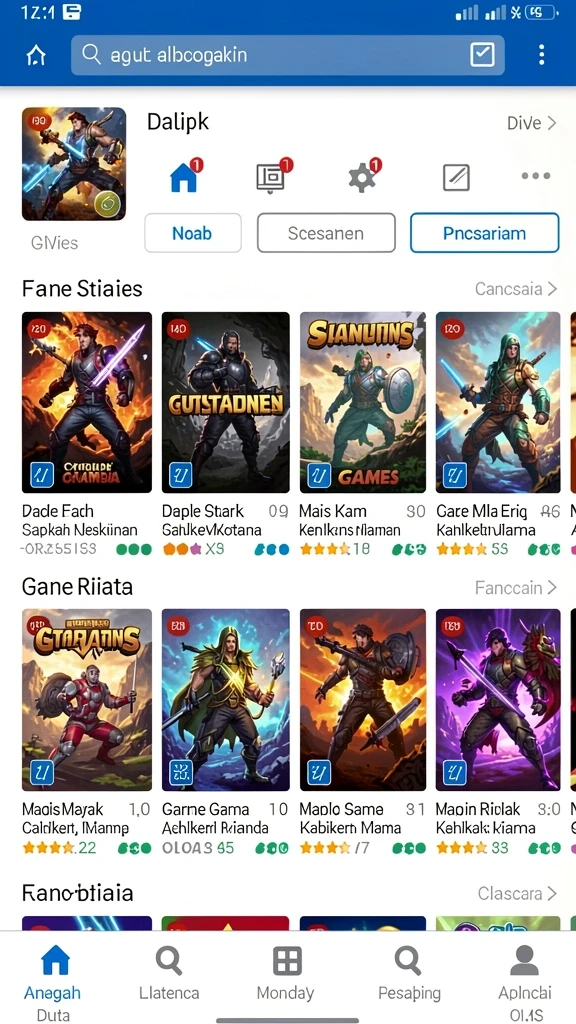e88 - Karakter unik untuk setiap level.