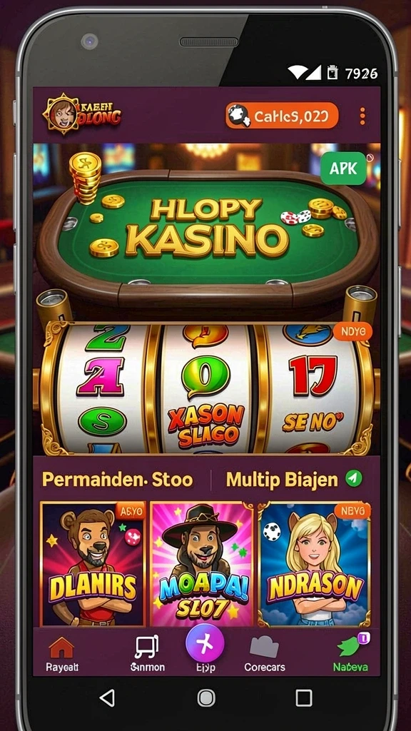mpoid - Tampilan menu utama yang menarik dan intuitif.