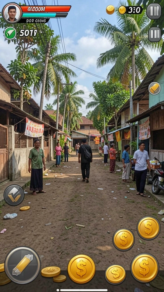sm605 - Tampilan grafis yang memukau dalam game.