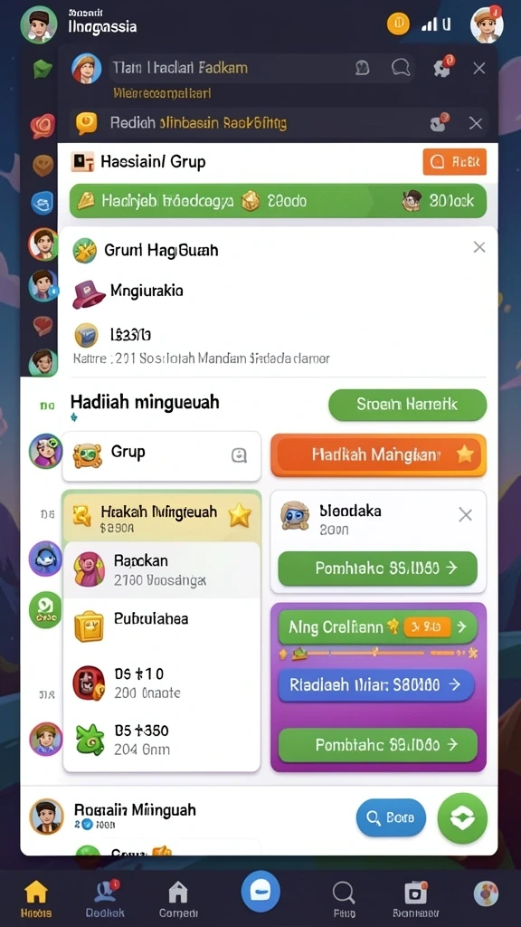 svip8 - Fitur sosial yang memungkinkan interaksi antar pemain.